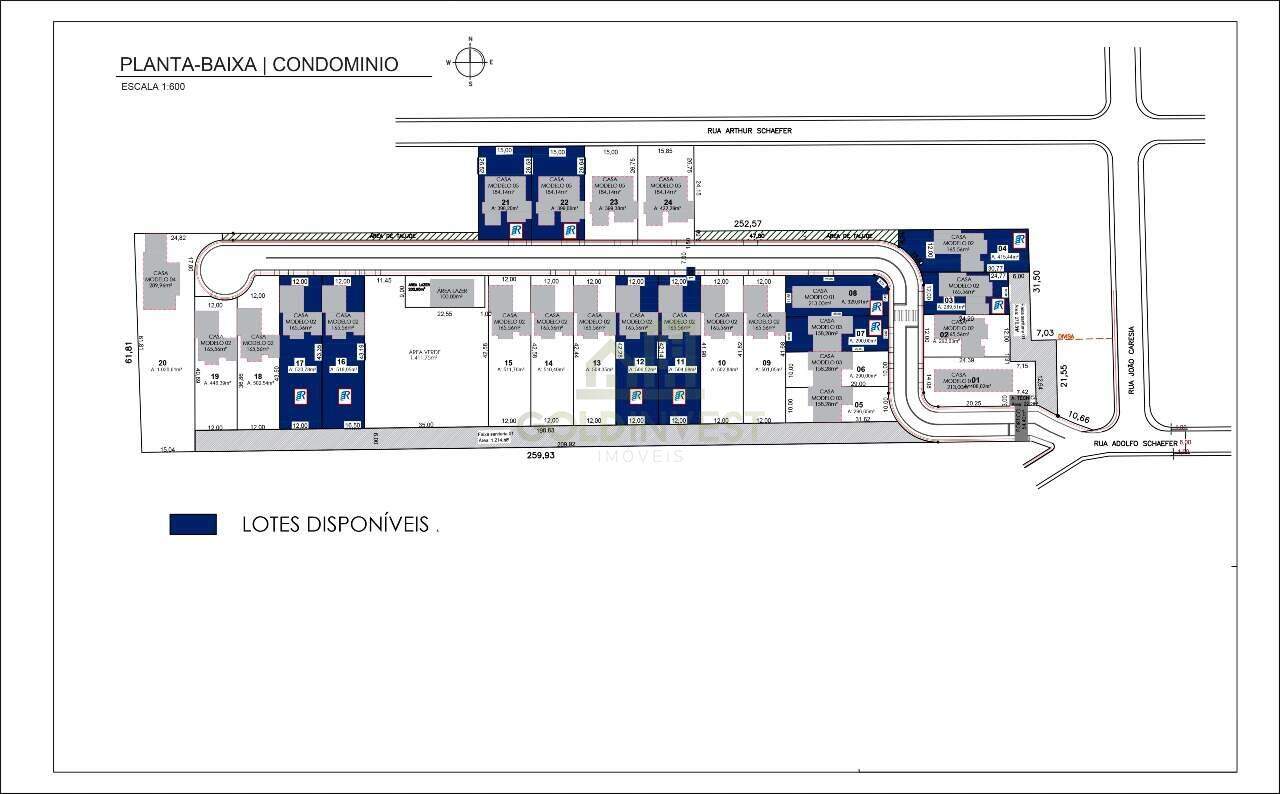 Lote/Terreno de 521m² no bairro CENTRO, em Guabiruba | Eu Corretor