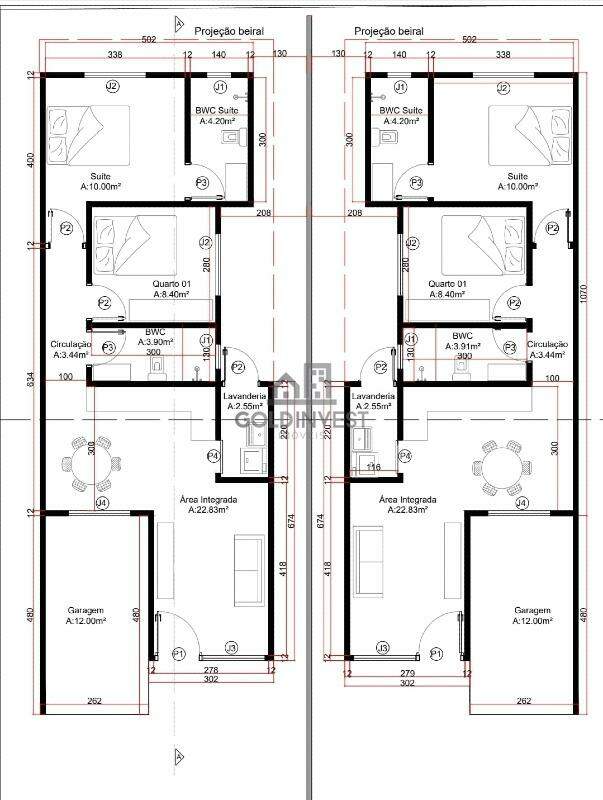 Casa de 2 quartos, 76m² no bairro Dom Joaquim, em Brusque | Eu Corretor