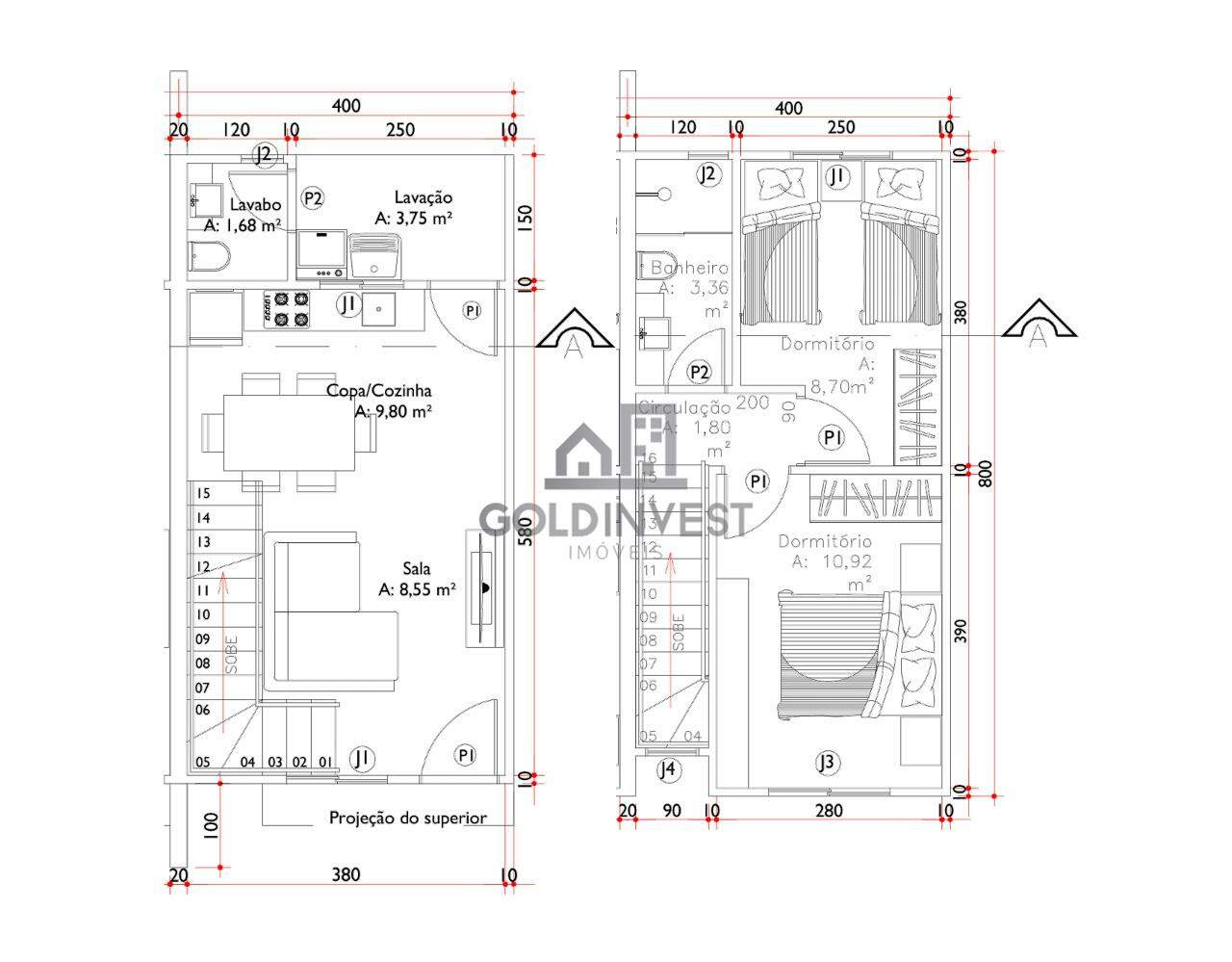 Casa de 2 quartos, 63m² no bairro Limeira Baixa, em Brusque | Eu Corretor