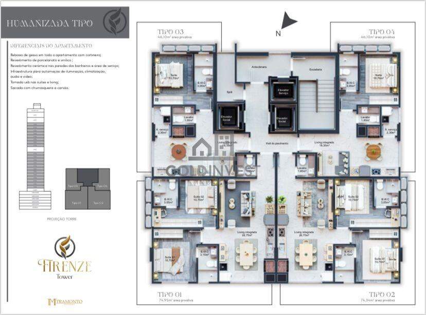 Apartamento à venda no BALNEÁRIO PEREQUÊ: 