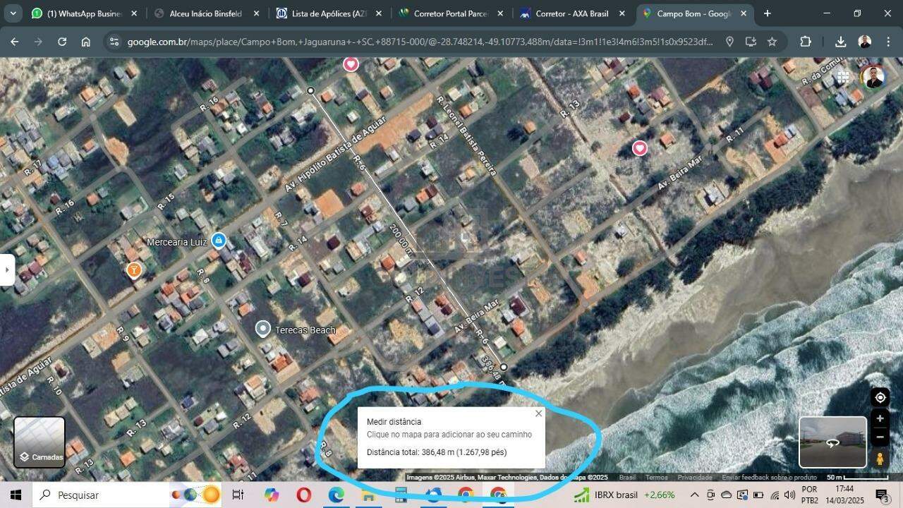 Lote/Terreno de 300m² no bairro Balneário Esplanada, em Jaguaruna | Eu Corretor