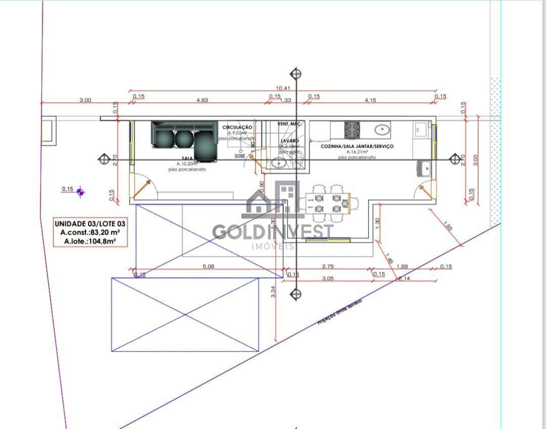 Casa de 2 quartos, 83m² no bairro CENTRO, em Guabiruba | Eu Corretor