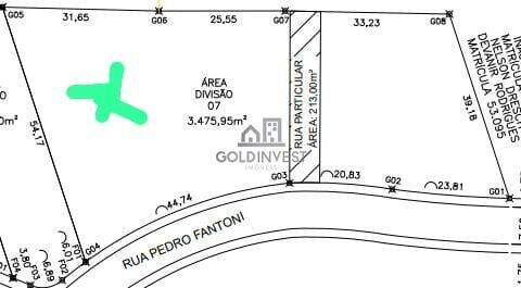 Lote/Terreno de 3476m² no bairro Bateas, em Brusque | Eu Corretor