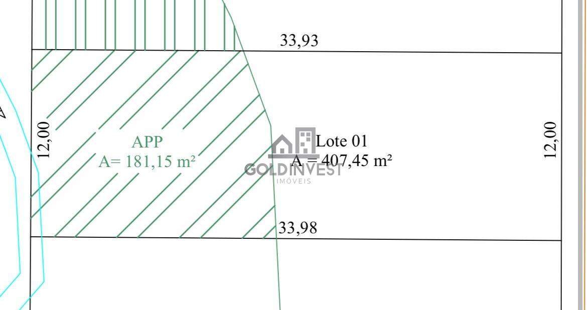 Lote/Terreno de 407m² no bairro Guabiruba Sul, em Guabiruba | Eu Corretor
