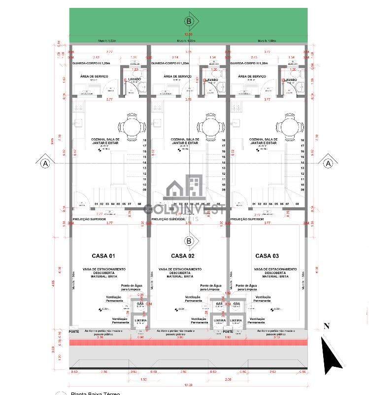Casa de 2 quartos, 65m² no bairro Águas Claras, em Brusque | Eu Corretor