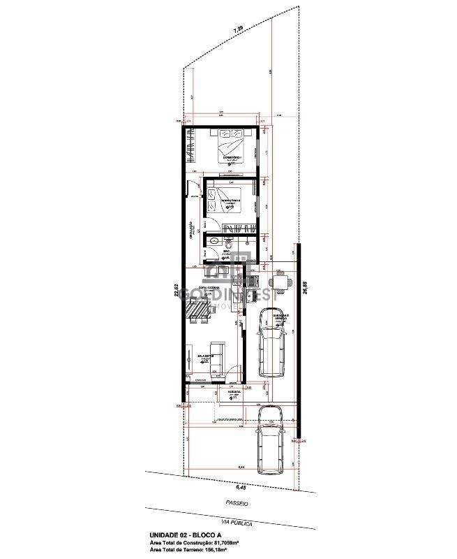 Casa de 2 quartos, 82m² no bairro lageado baixo, em Guabiruba | Eu Corretor