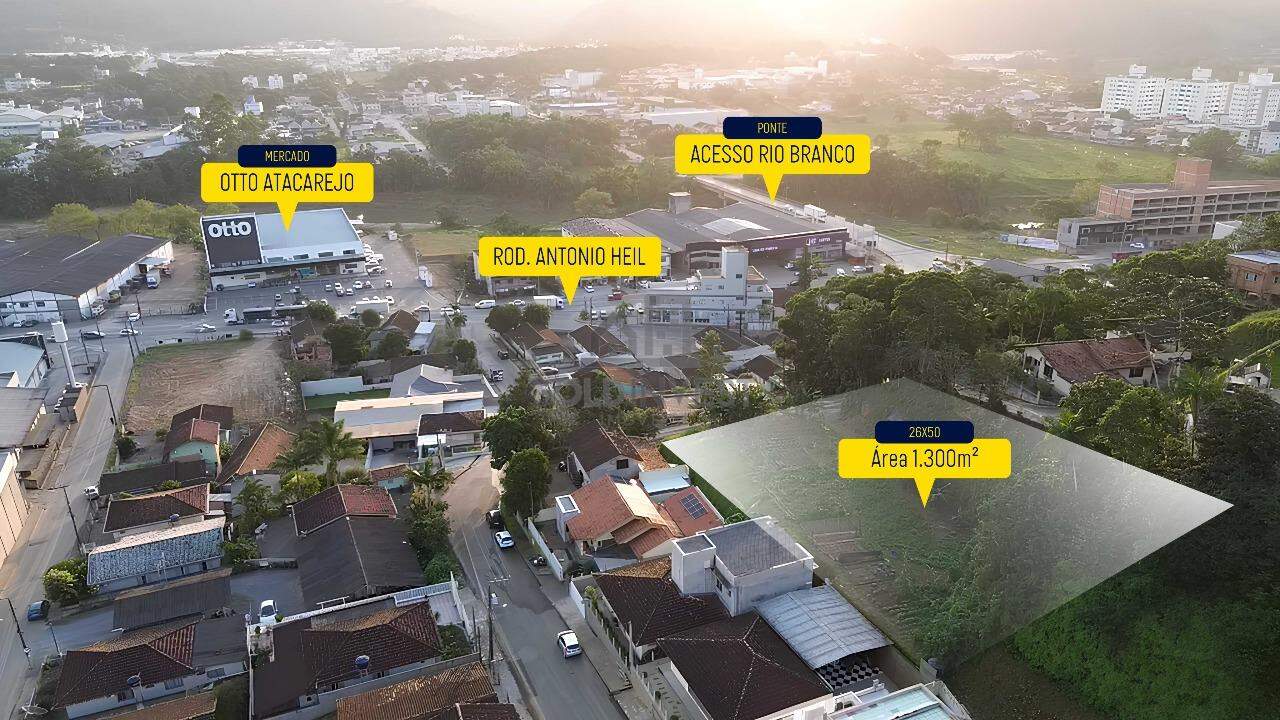 Lote/Terreno de 1300m² no bairro Souza Cruz, em Brusque | Eu Corretor