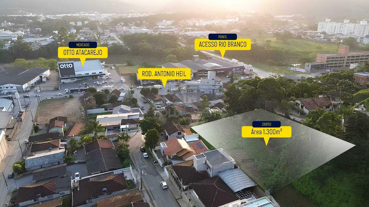 Lote/Terreno de 1300m² no bairro Souza Cruz, em Brusque | Eu Corretor