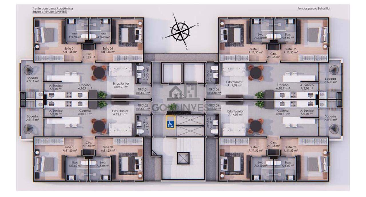 Apartamento à venda no Santa Terezinha: 