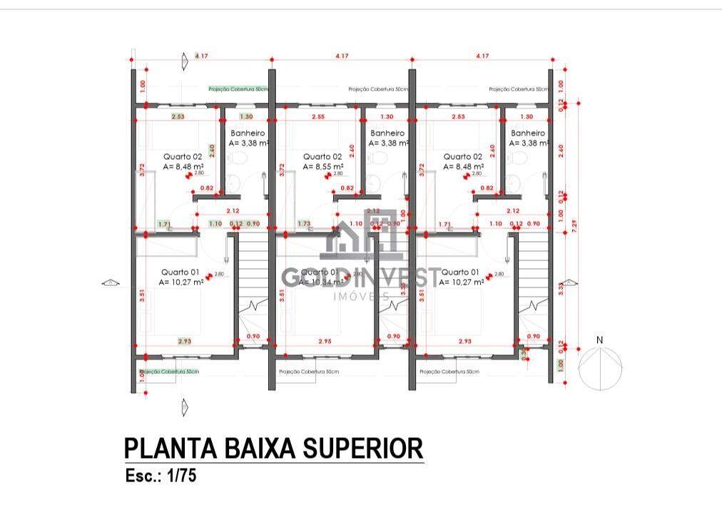 Sobrado à venda no Águas Claras: PISO SUPERIOR