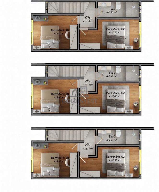 Casa à venda no Primeiro de Maio: 