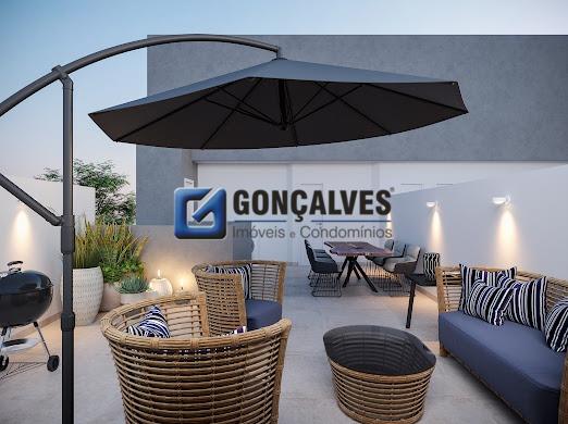 130640, Apartamento Cobertura, à venda, à venda, 414.000,00,Vila Guiomar, Santo André,2 quartos: 