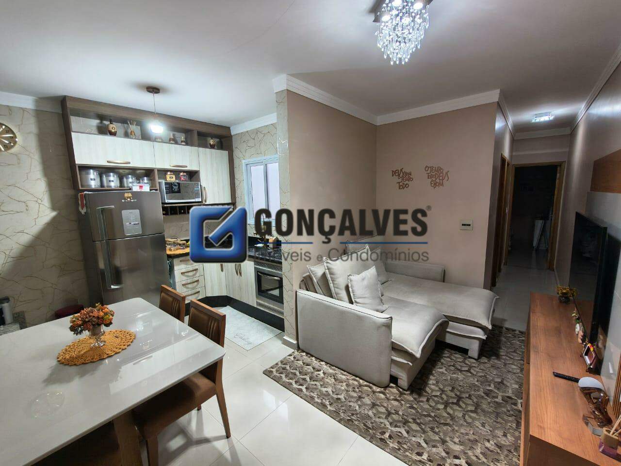 131091, Apartamento, à venda, à venda, 480.000,00,Vila Scarpelli, Santo André,2 quartos: 