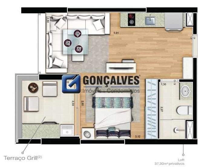 131204, Apartamento, à venda, à venda, 425.900,00,Jardim do Mar, São Bernardo do Campo,: 