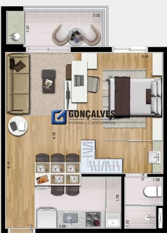 131205, Apartamento, à venda, à venda, 569.000,00,Centro, São Bernardo do Campo,1 quarto: 