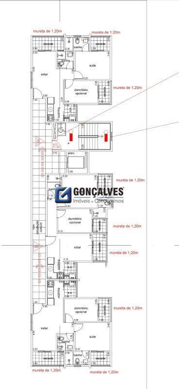 132164, Apartamento, à venda, à venda, 529.000,00,Baeta Neves, São Bernardo do Campo,2 quartos: planta apto
