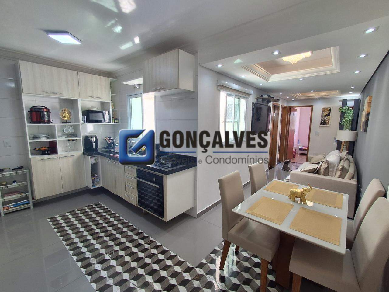 132585, Apartamento Cobertura, à venda, à venda, 490.000,00,Vila Pires, Santo André,2 quartos: 