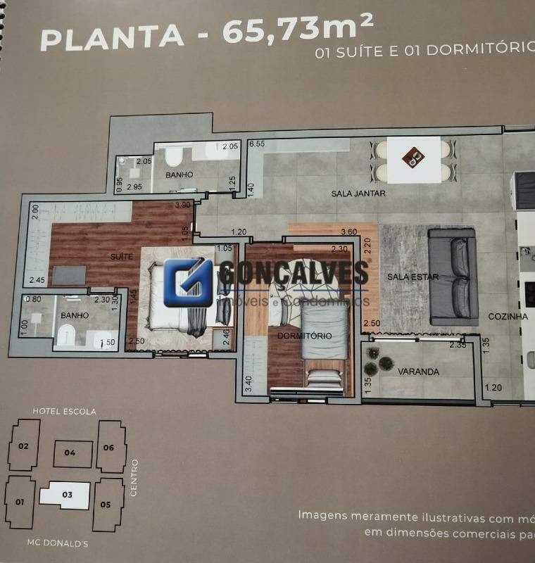 133032, Apartamento, à venda, à venda, 440.000,00,Pastoril, Ribeirão Pires,2 quartos: 