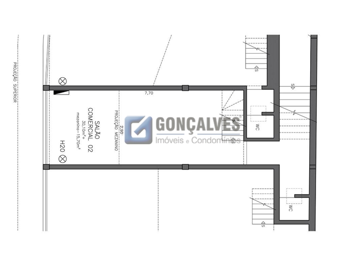 13748, Salão, para aluguel, para alugar, 1.750,00,Centro, São Bernardo do Campo,: A (41)