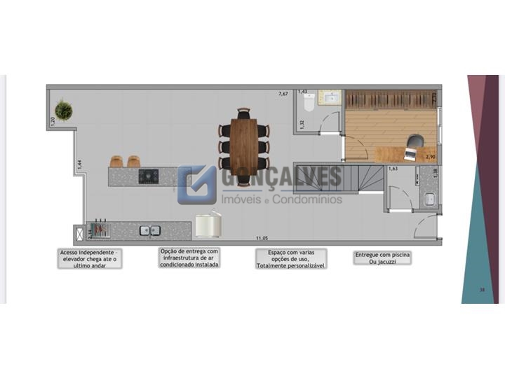 5593, Apartamento Cobertura, à venda, à venda, 1.521.000,00,Anchieta, São Bernardo do Campo,2 quartos: A (32)