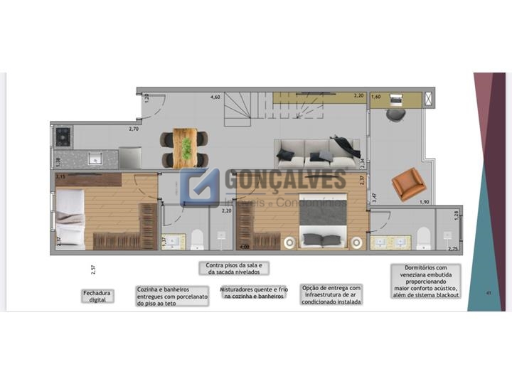 5593, Apartamento Cobertura, à venda, à venda, 1.521.000,00,Anchieta, São Bernardo do Campo,2 quartos: A (34)