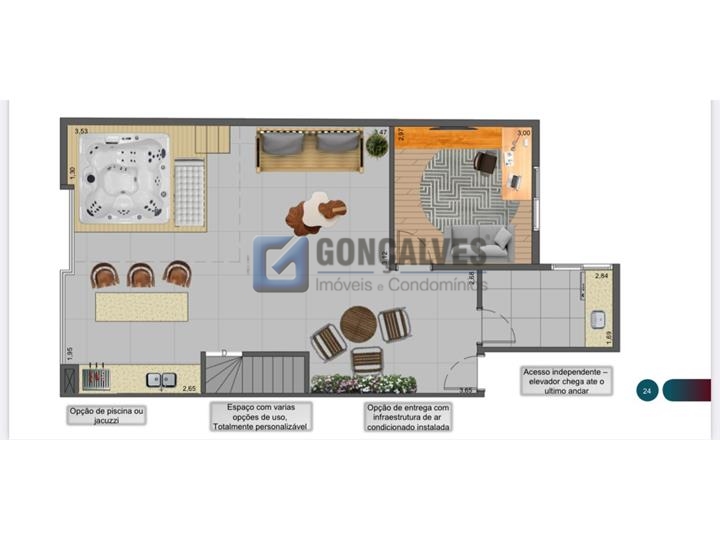 5595, Apartamento Cobertura, à venda, à venda, 1.200.000,00,Centro, São Bernardo do Campo,2 quartos: A (33)