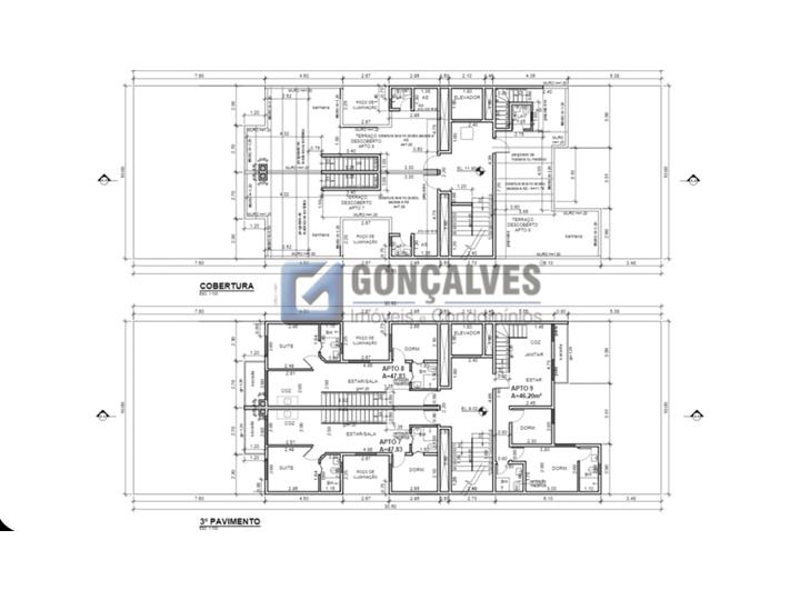6527, Apartamento Cobertura Duplex, à venda, à venda, 550.000,00,Vila Floresta, Santo André,2 quartos: A (32)