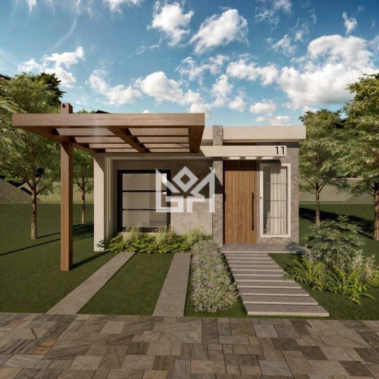 Casa com 3 quartos à venda, 98m² - Jansen - Gravataí: 