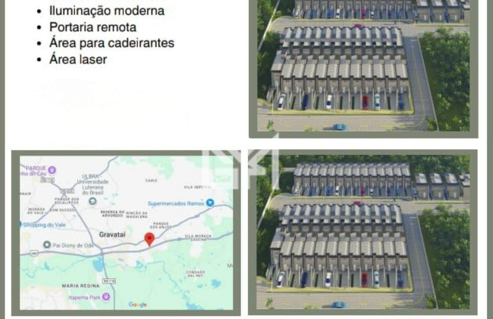 Casa com 2 quartos à venda, 62m² - Dona Mercedes - Gravataí: 