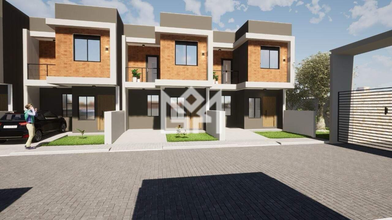 Casa com 2 quartos à venda, 75,42m² - Girassol - Gravataí: 