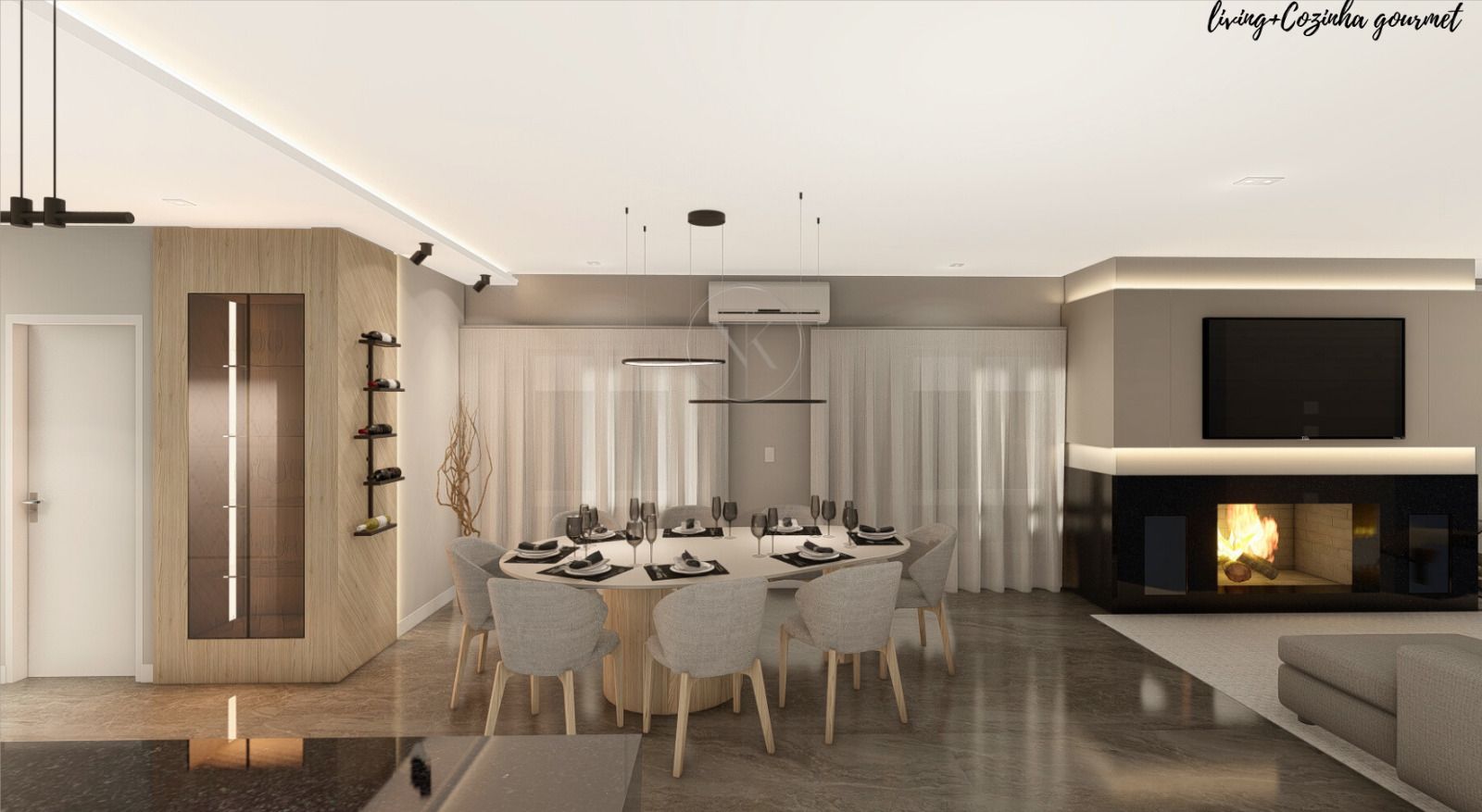 Casa com 4 quartos para aluguel, 300m² - Alphaville - Gravataí: 