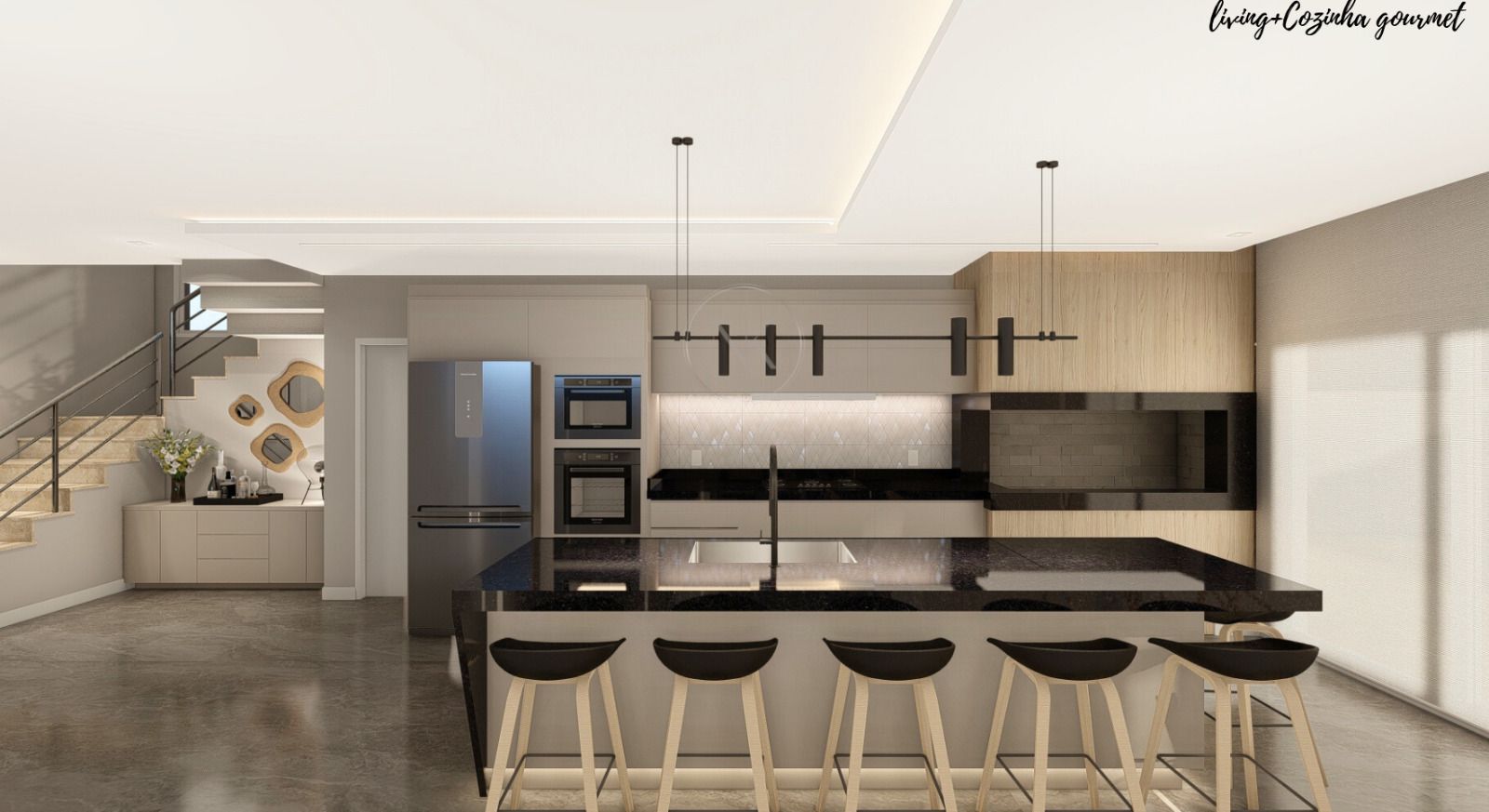 Casa com 4 quartos para aluguel, 300m² - Alphaville - Gravataí: 