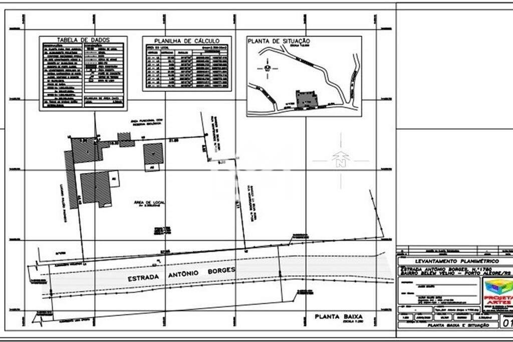 Chácara/Sítio/Fazenda com à venda, 23,09m² - Belém Velho - Porto Alegre: 