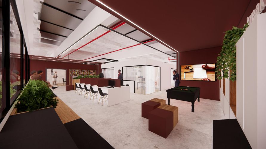 Sala/Conjunto Comercial com para aluguel, 220m² - Bela Vista - Alvorada: 