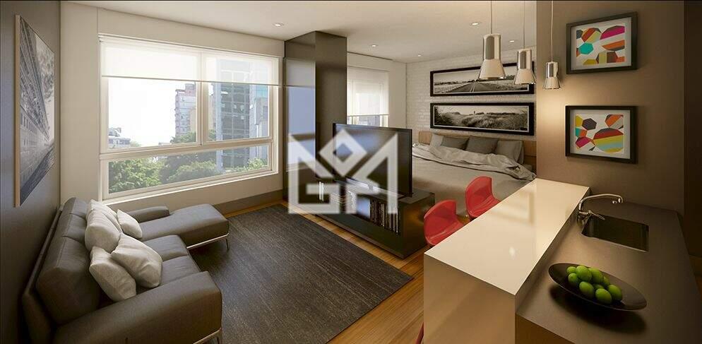 Studio/Loft/Kitnet com 1 quarto à venda, 32,05m² - Moinhos de Vento - Porto Alegre: 