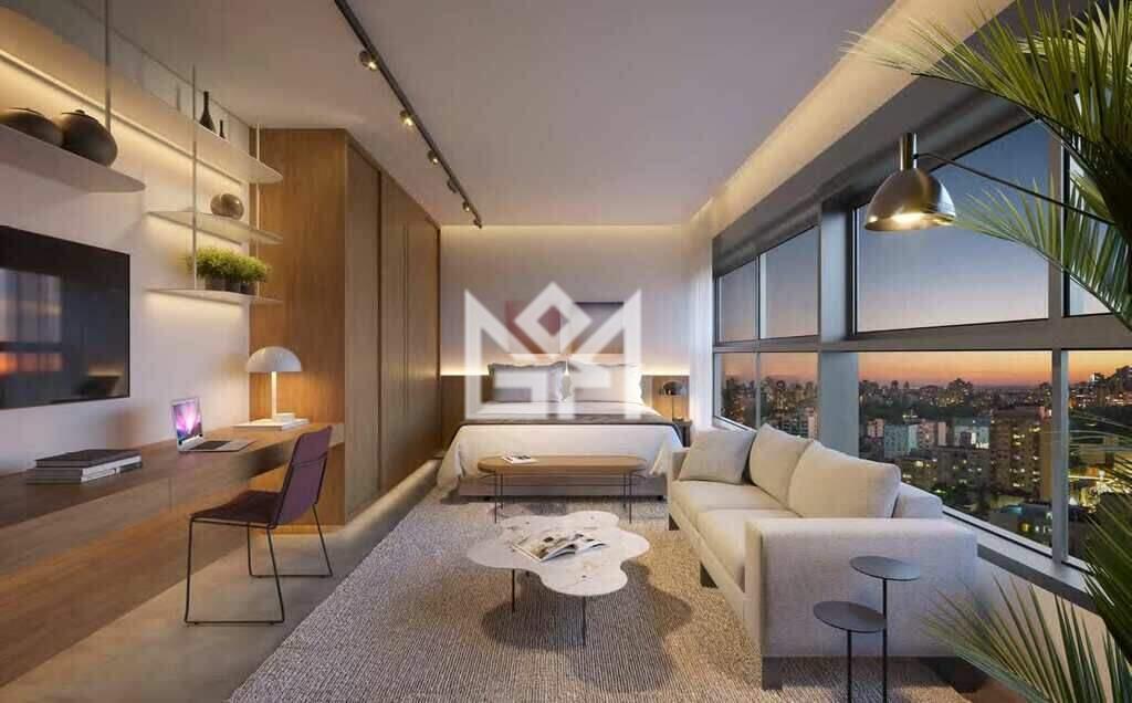 Studio/Loft/Kitnet com 1 quarto à venda, 23,63m² - Azenha - Porto Alegre: 