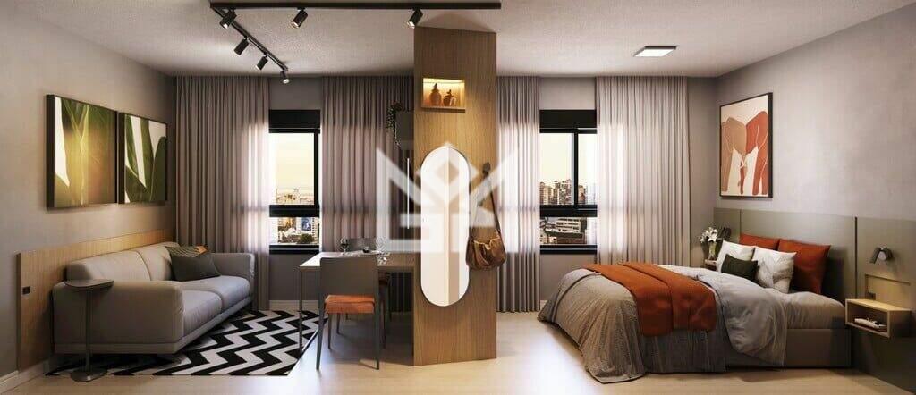 Studio/Loft/Kitnet com 1 quarto à venda, 32,76m² - Bom Fim - Porto Alegre: 