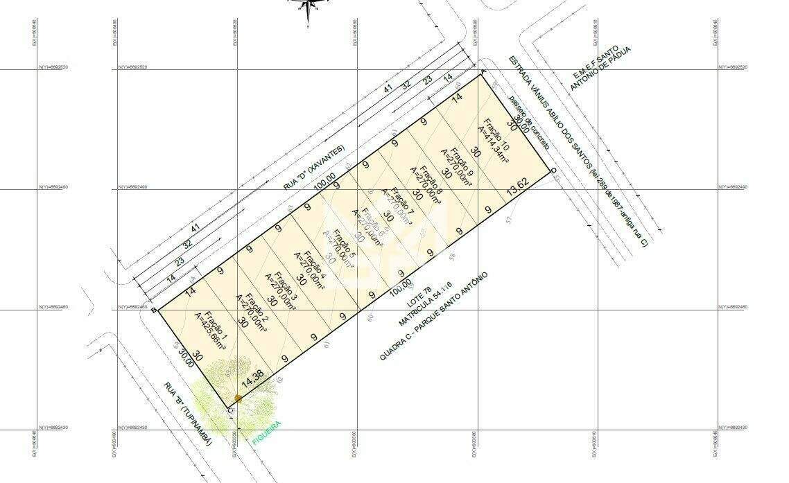 Terreno/Lote com à venda, 425,66m² - Santo Antônio - Gravataí: 
