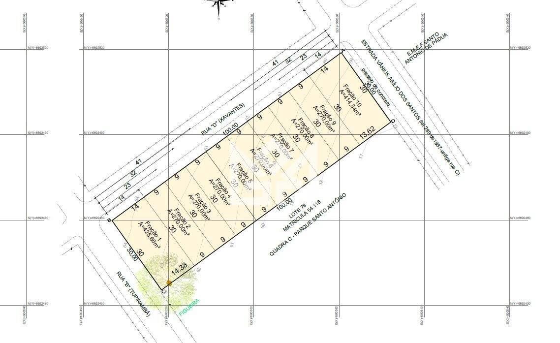 Terreno/Lote com à venda, 270m² - Santo Antônio - Gravataí: 
