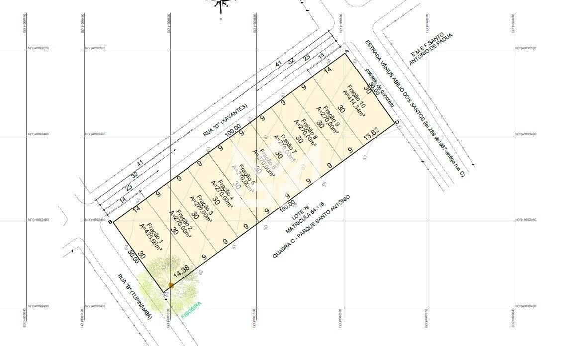 Terreno/Lote com à venda, 270m² - Santo Antônio - Gravataí: 