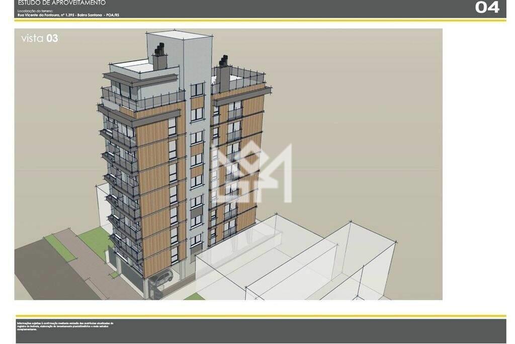 Terreno/Lote com à venda, 283,14m² - Santana - Porto Alegre: 