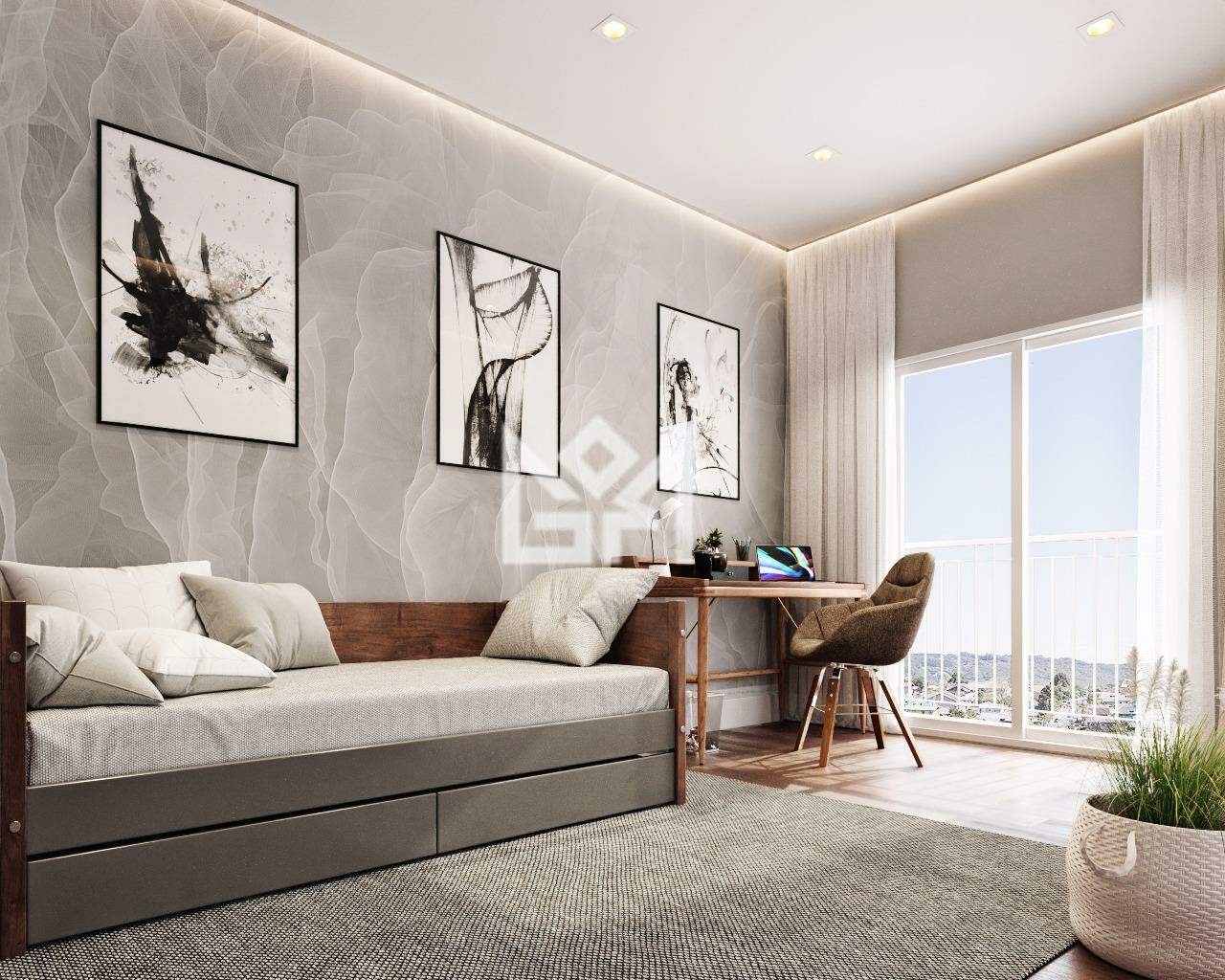 Apartamento com 2 quartos à venda, 67,78m² - Floresta - Gramado: 