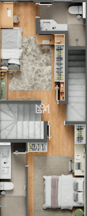 Sobrado com 3 quartos à venda, 96,23m² - Marechal Rondon - Canoas: 