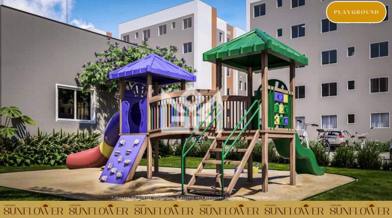 Apartamento Garden com 1 quarto à venda, 52,42m² - Restinga - Porto Alegre: 