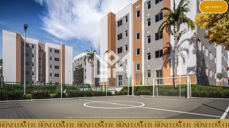 Apartamento Garden com 1 quarto à venda, 52,42m² - Restinga - Porto Alegre: 