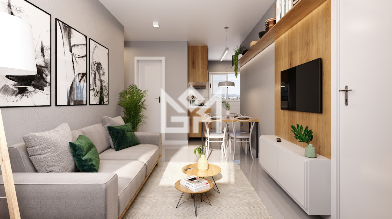 Apartamento com 1 quarto à venda, 43,77m² - Ipanema - Porto Alegre: 