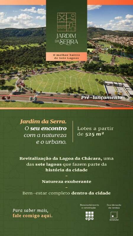 Lote à venda no Jardim da Serra : 