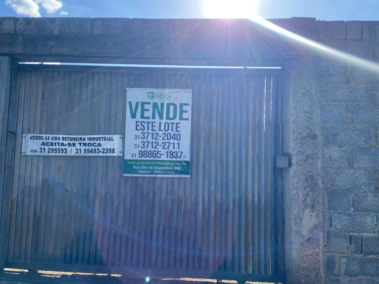Lote à venda no Nossa Sª de Fatima: 