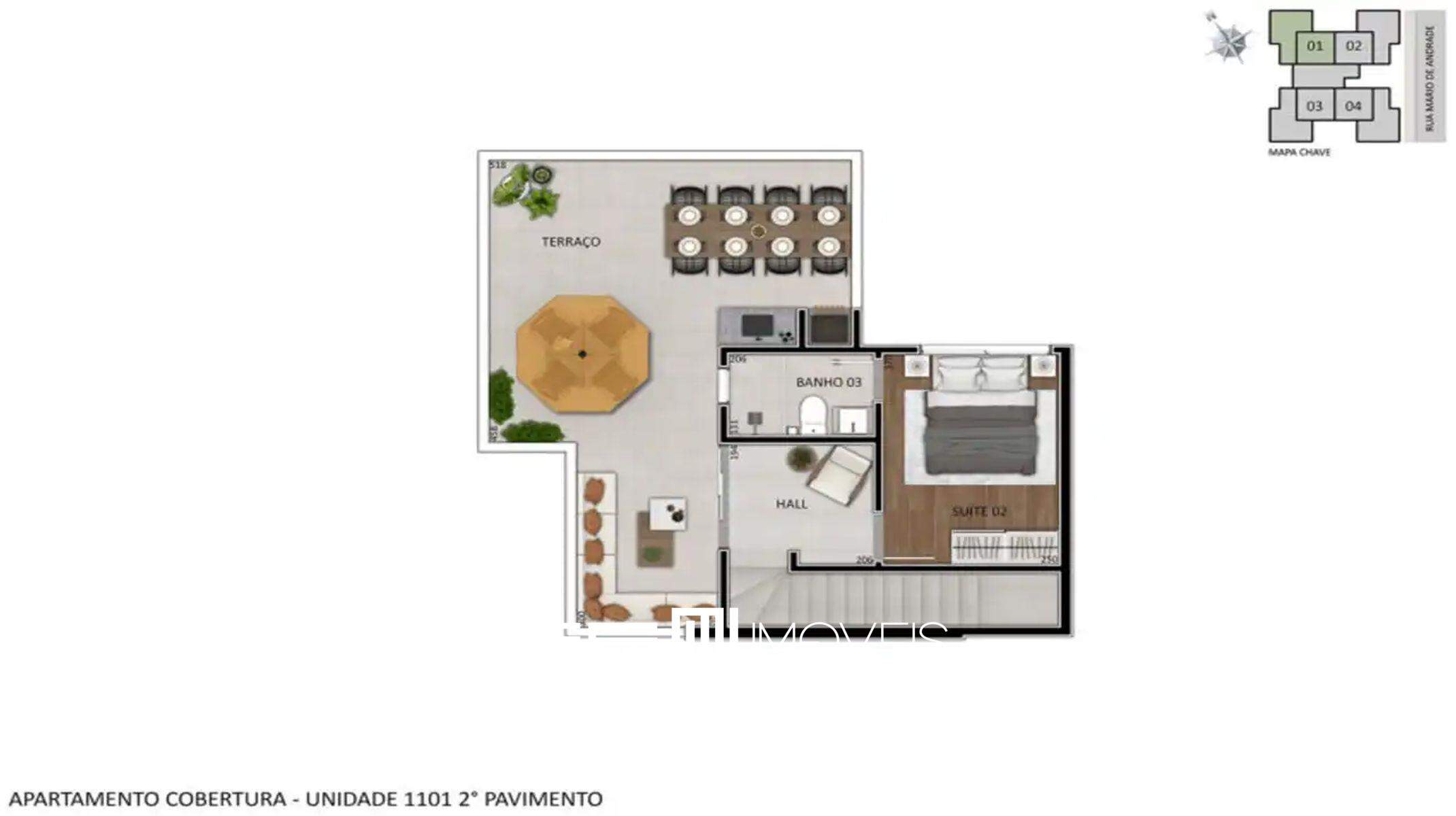 Apartamento à venda com 2 quartos, 53m² - Foto 7