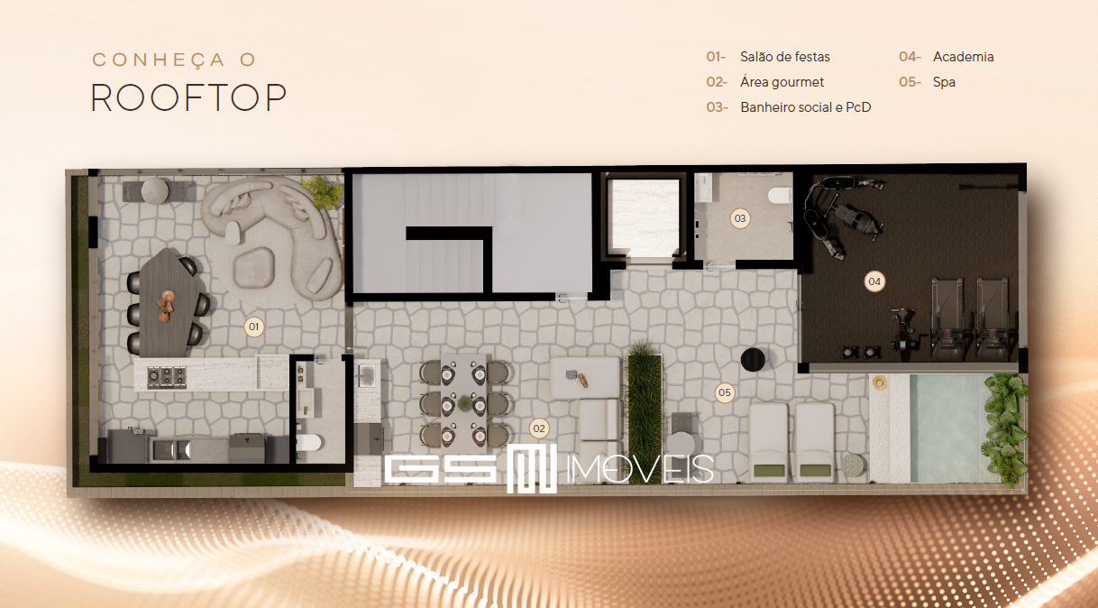 Apartamento à venda com 2 quartos, 58m² - Foto 3
